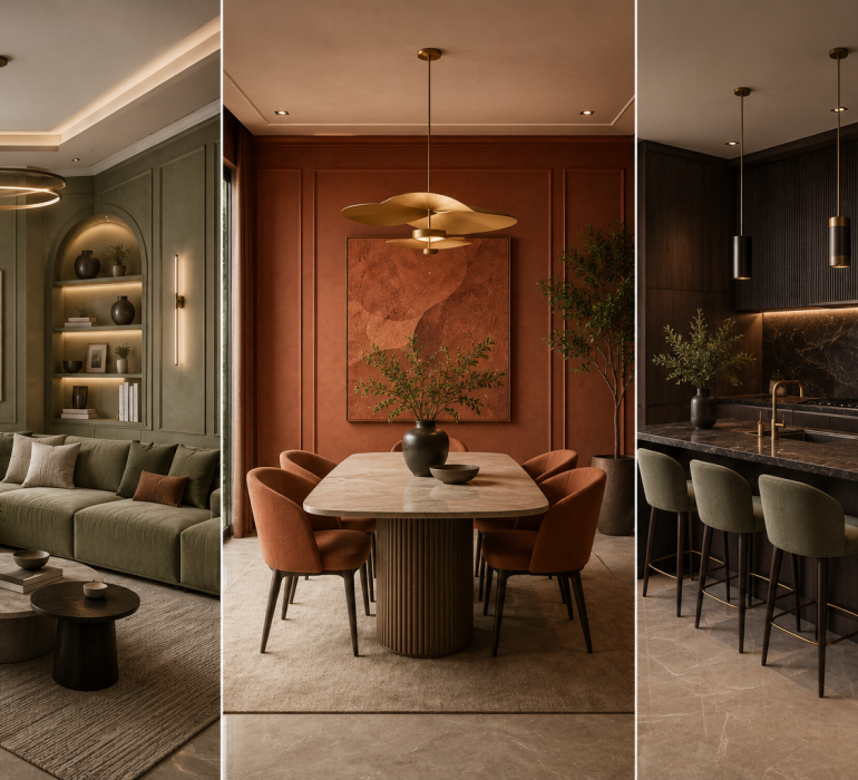 sage green terracotta espresso interior color palette 2026